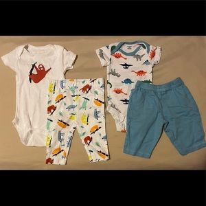 Hello Bello & Onesie brand 2 piece outfits. Size 0-3 months. Pet friendly home